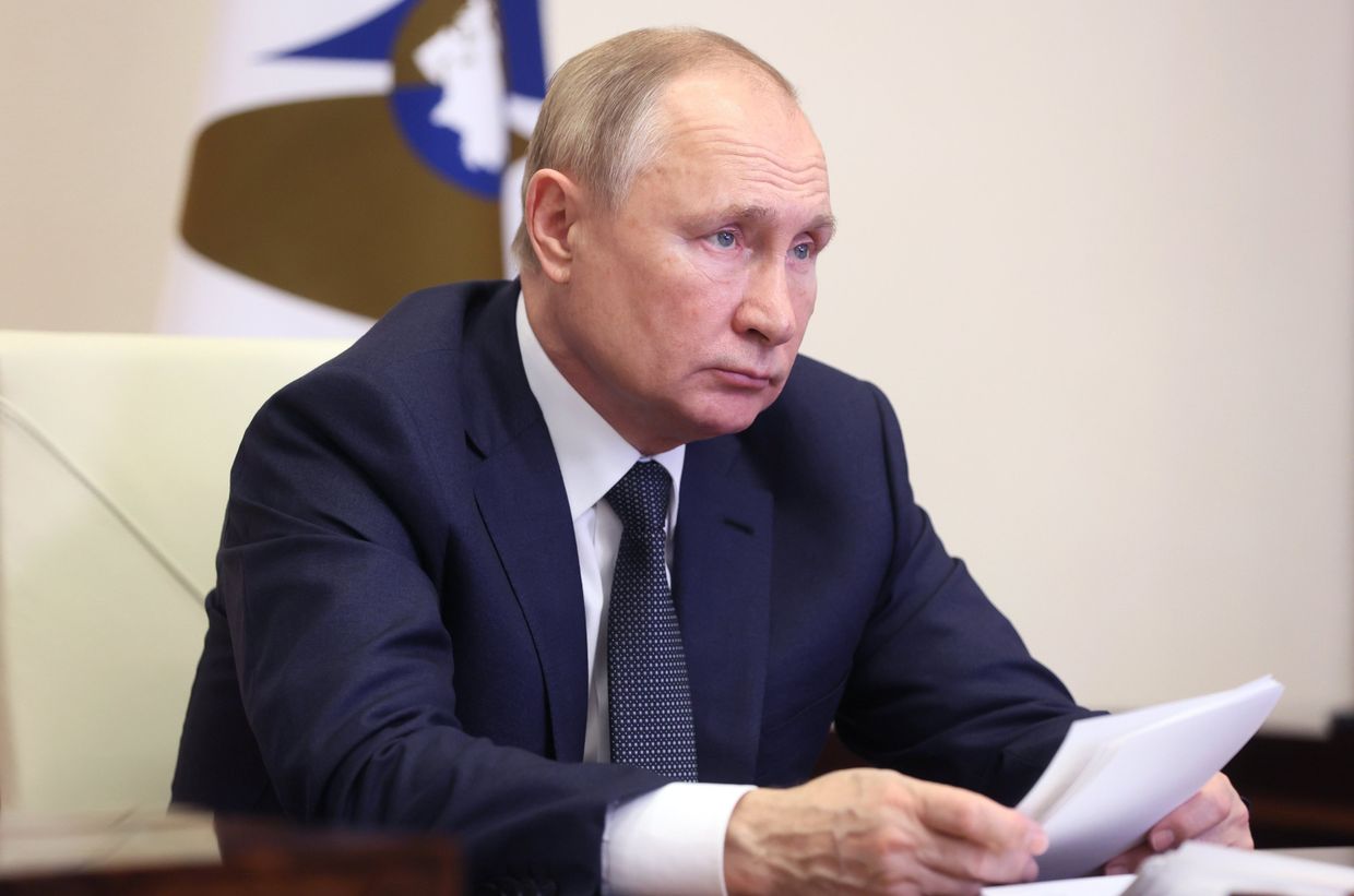 Президент РФ В. Путин принял участие в заседании Высшего Евразийского экономического совета
