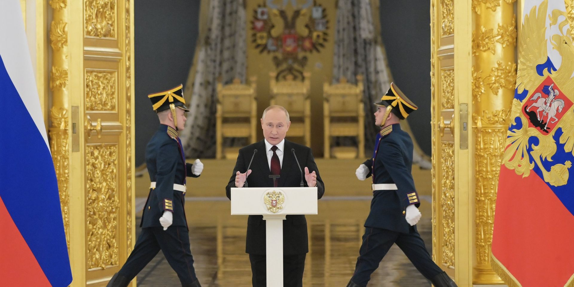 Президент РФ В. Путин принял верительные грамоты у вновь прибывших послов иностранных государств - ИноСМИ, 1920, 19.01.2022