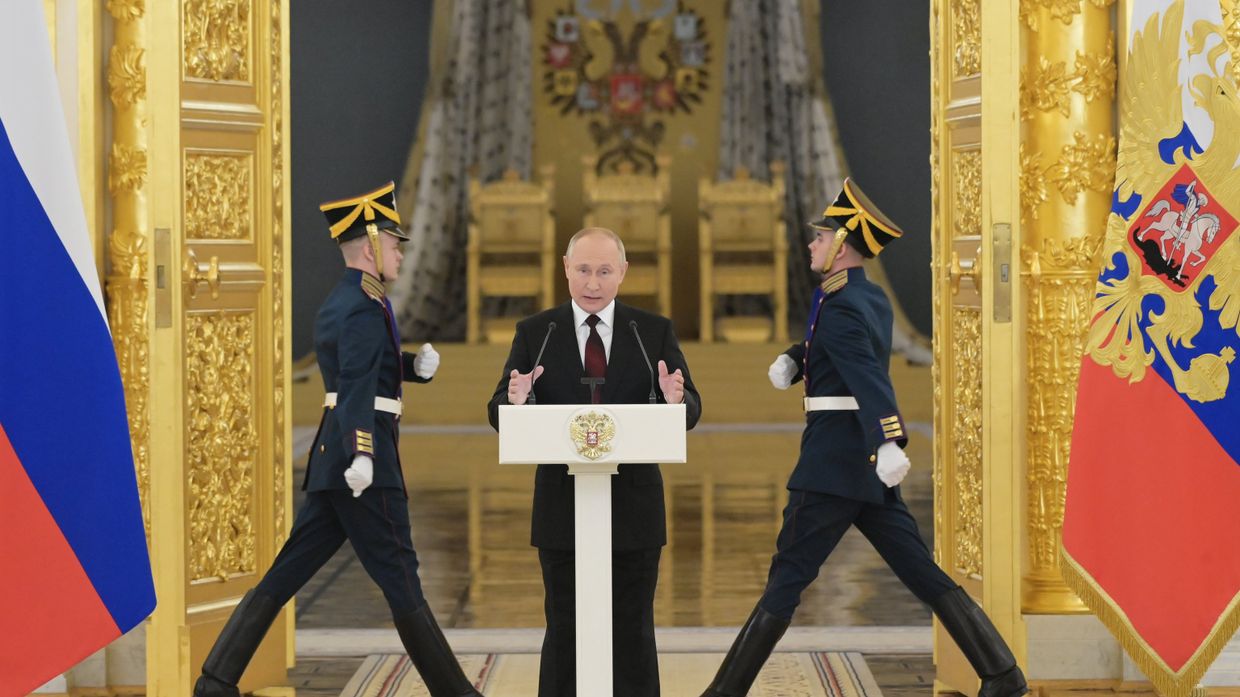 Президент РФ В. Путин принял верительные грамоты у вновь прибывших послов иностранных государств