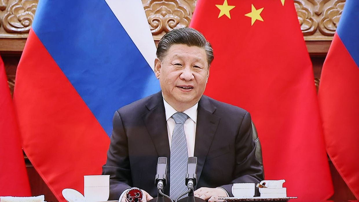Переговоры президента РФ В. Путина с председателем КНР Си Цзиньпином