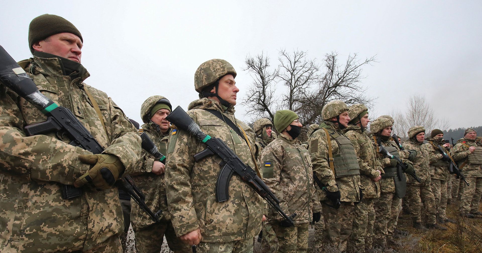 Украинские солдаты во время военных учений на полигоне под Харьковом - ИноСМИ, 1920, 15.12.2021