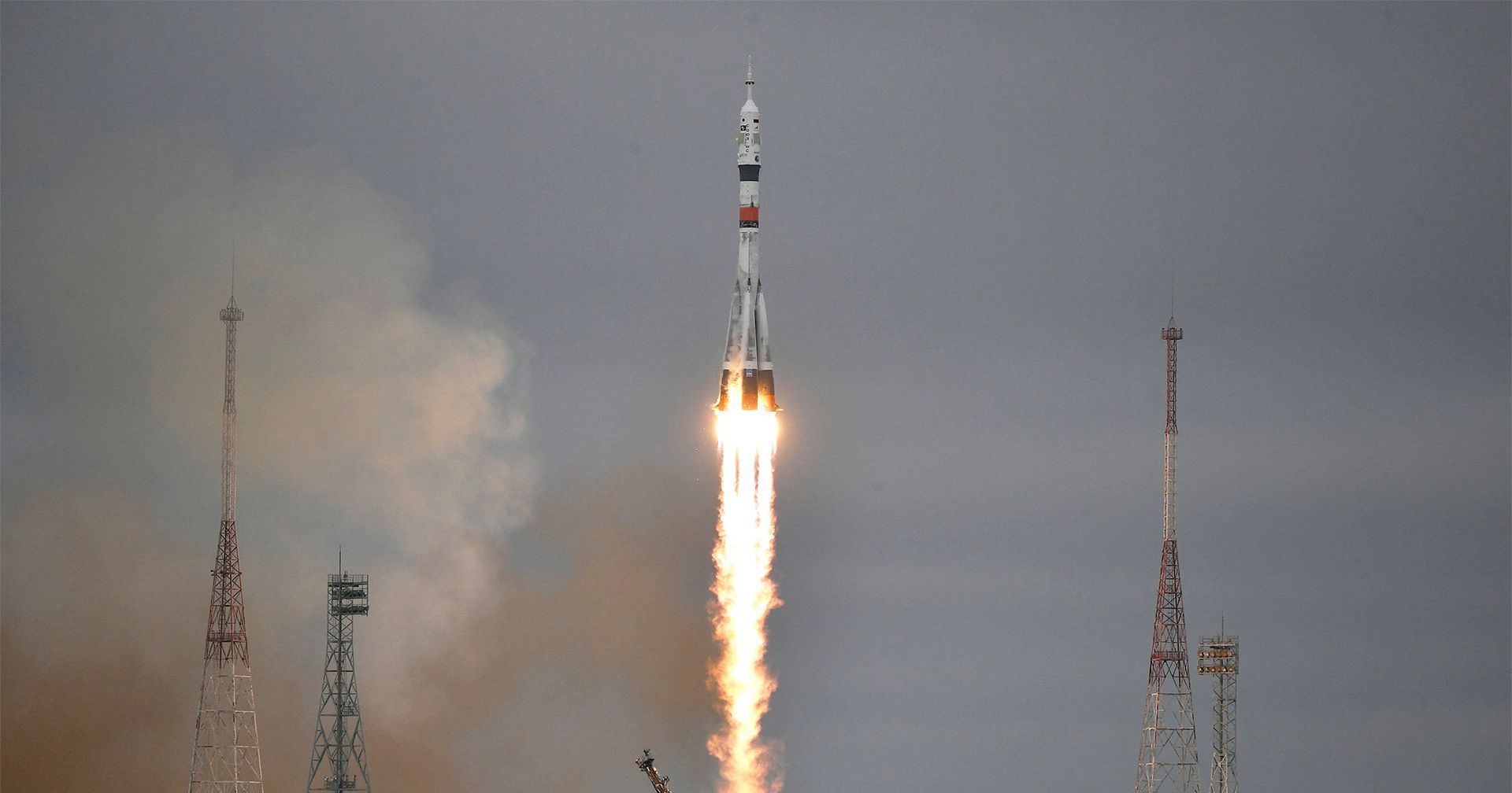 Запуск пилотируемого  корабля Союз МС-20 с японскими туристами с космодрома Байконур - ИноСМИ, 1920, 15.12.2021