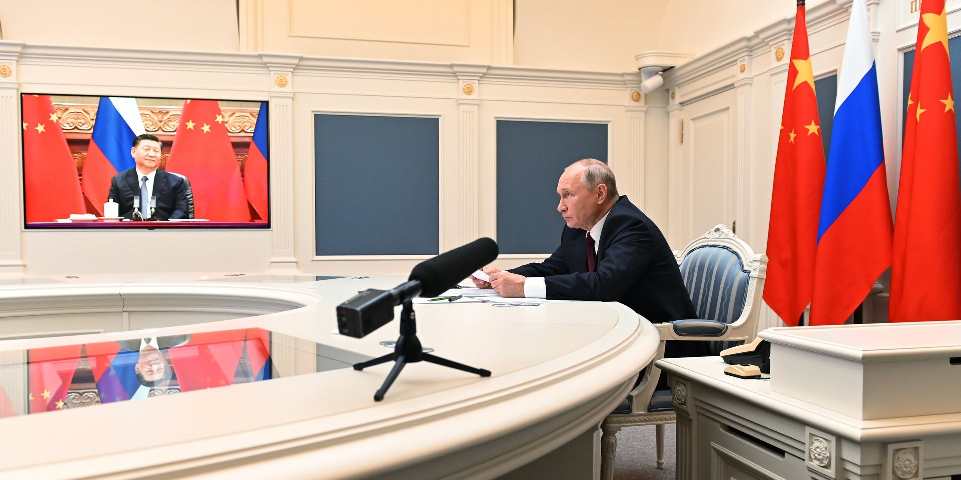 Президент РФ В. Путин провел беседу с председателем КНР Си Цзиньпином - ИноСМИ, 1920, 04.06.2022