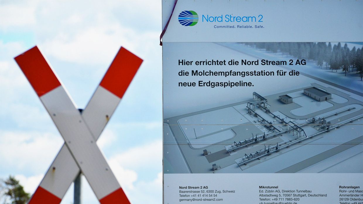 Строительство газопровода Северный поток-2 в Германии