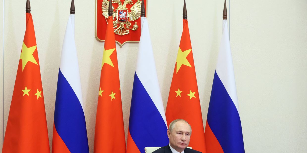 Переговоры президента РФ В. Путина с председателем КНР Си Цзиньпином