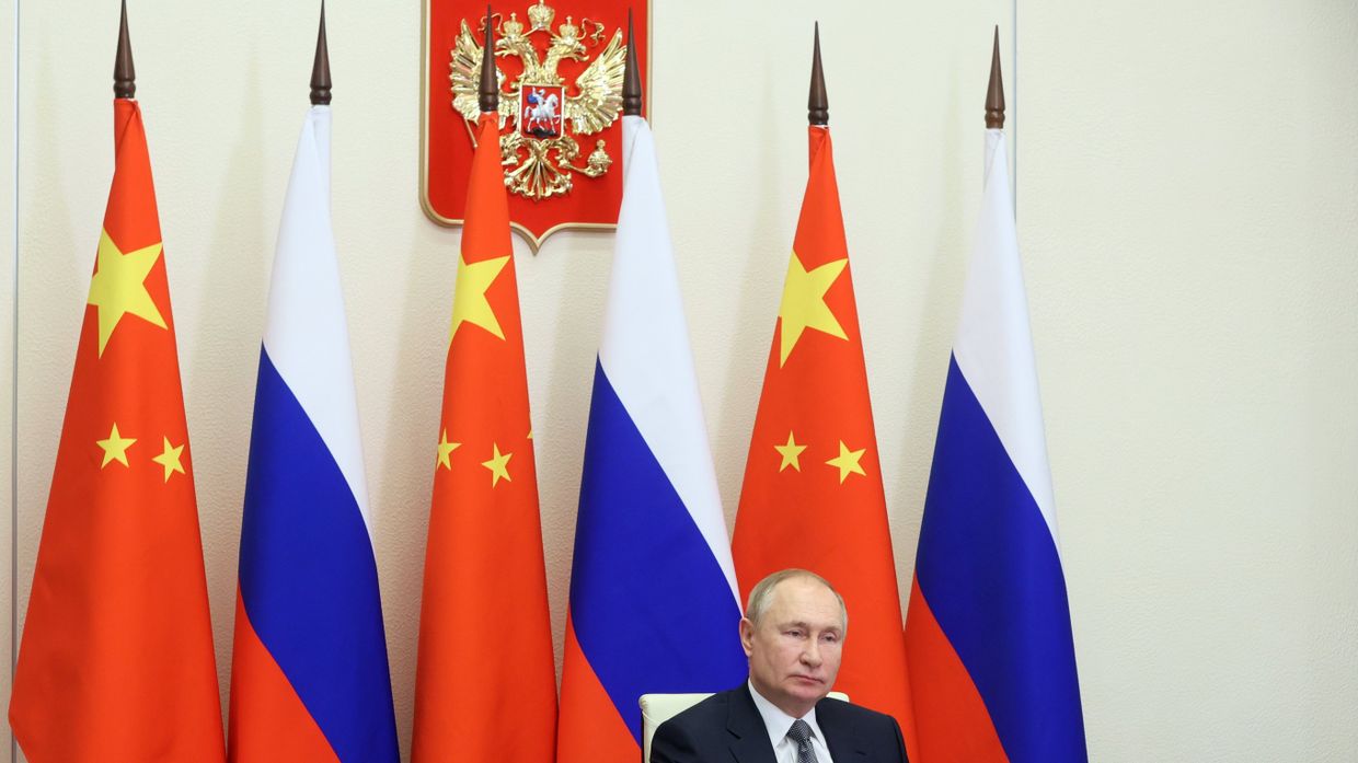 Переговоры президента РФ В. Путина с председателем КНР Си Цзиньпином