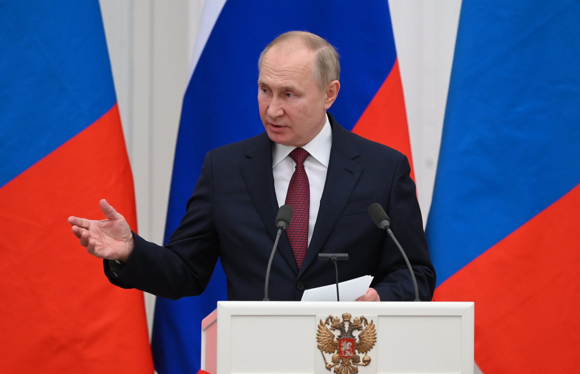 Президент РФ Владимир Путин - ИноСМИ, 1920, 17.12.2021