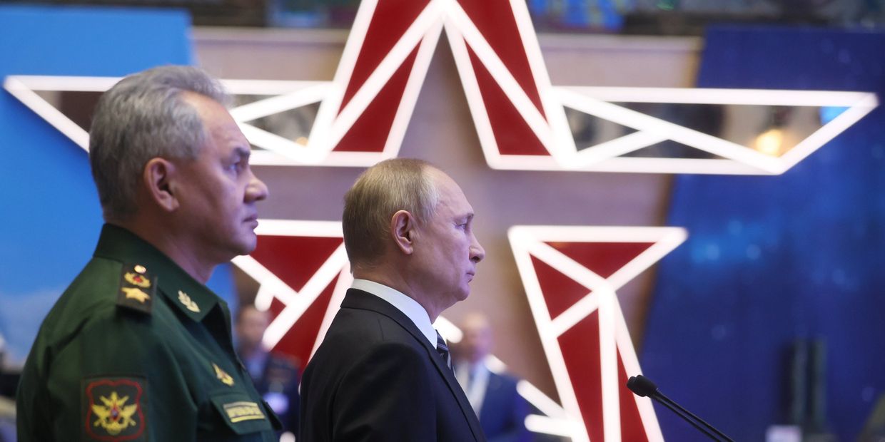 Президент РФ В. Путин провел расширенное заседание коллегии Минобороны РФ