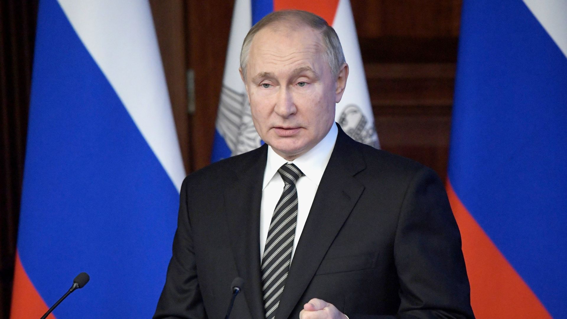 Президент РФ В. Путин провел расширенное заседание коллегии Минобороны РФ - ИноСМИ, 1920, 22.12.2021
