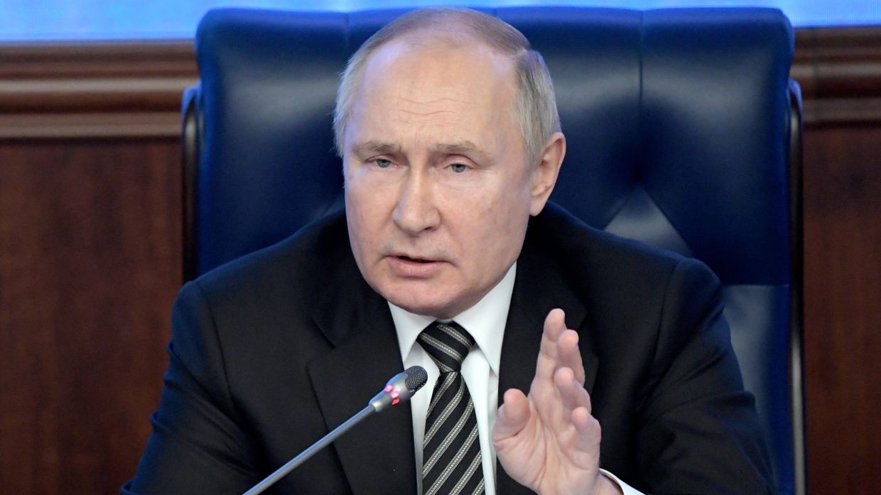 Президент РФ В. Путин провел расширенное заседание коллегии Минобороны РФ