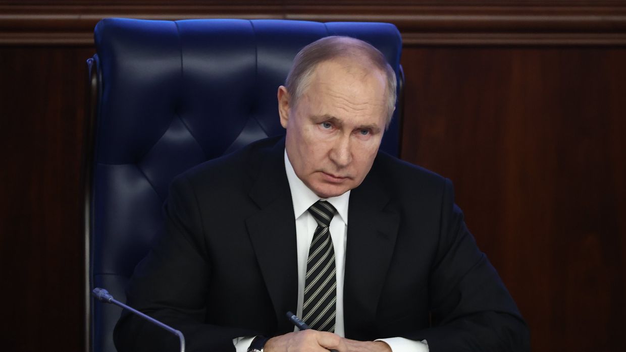 Президент РФ В. Путин провел расширенное заседание коллегии Минобороны РФ