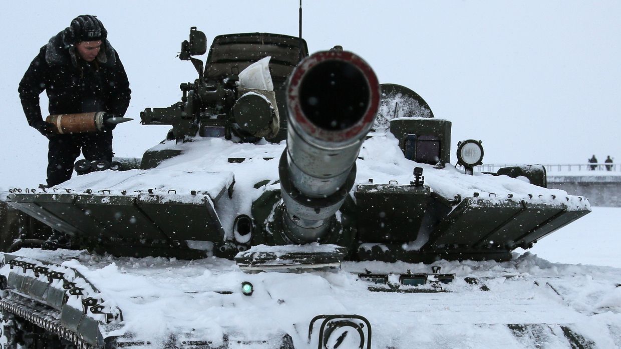 Учение мотострелковой бригады Северного флота в Мурманской области