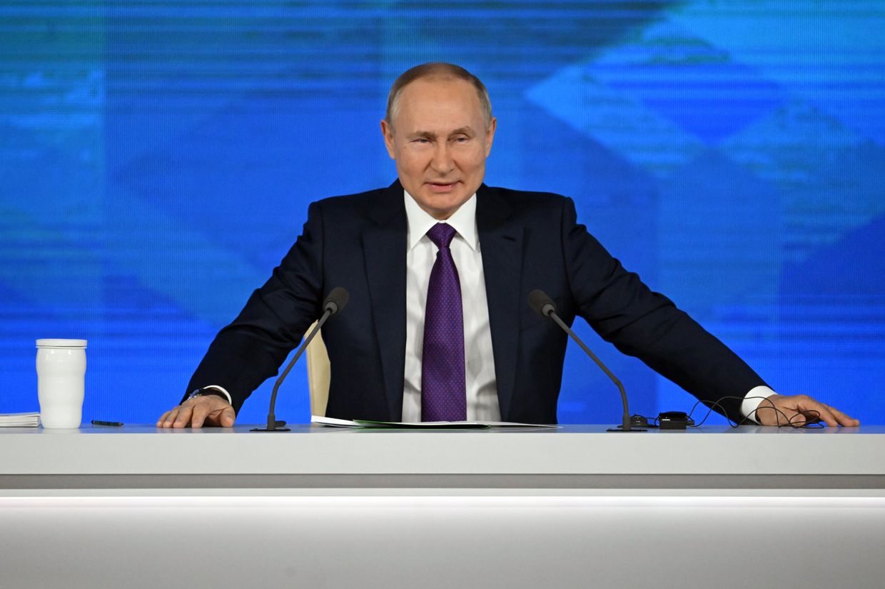 Ежегодная пресс-конференция президента России Владимира Путина