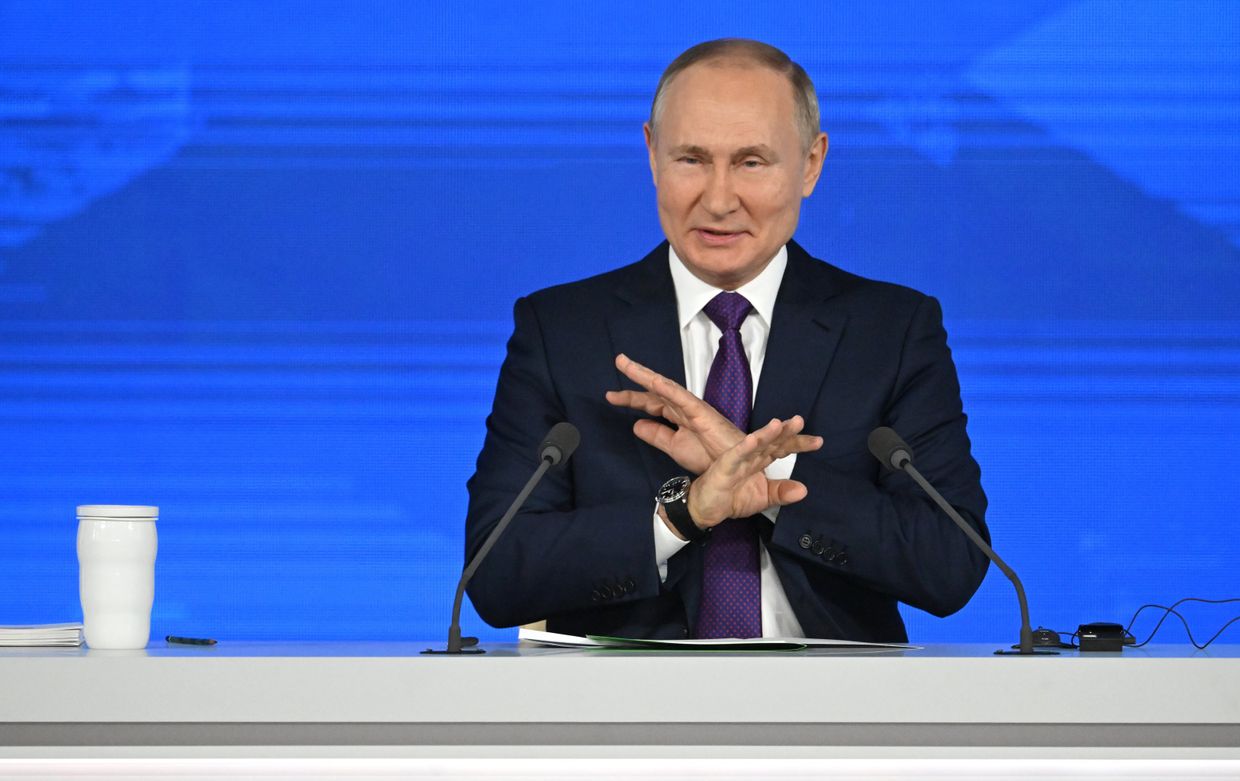 Ежегодная пресс-конференция президента России Владимира Путина