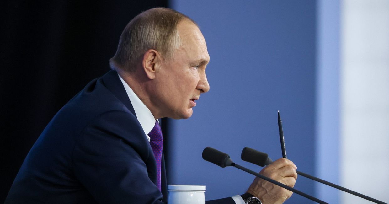 Ежегодная пресс-конференция президента России Владимира Путина