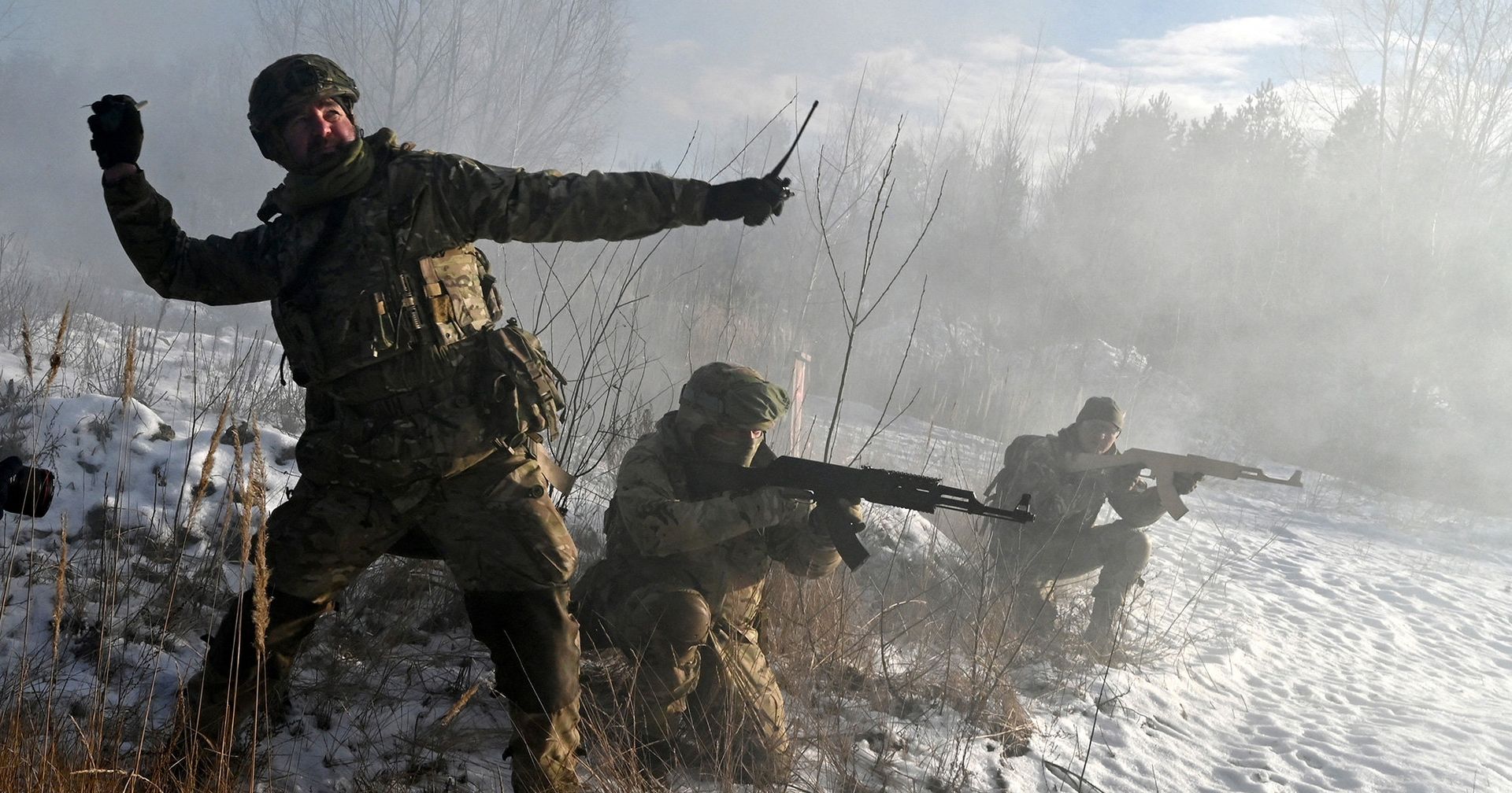 Украинские военные во время учений под Киевом - ИноСМИ, 1920, 29.12.2021