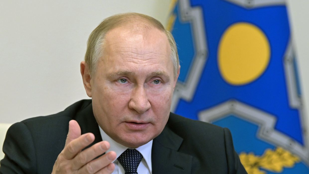 Президент РФ В. Путин принял участие во внеочередном заседании Совета коллективной безопасности ОДКБ