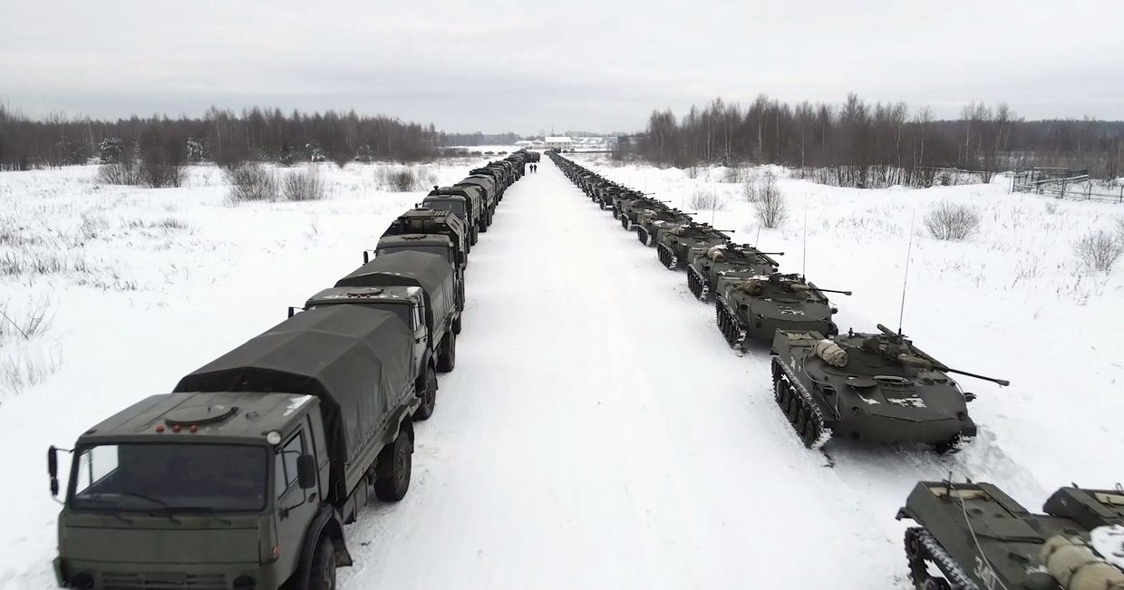 Отправка российской части миротворческого контингента в Казахстан