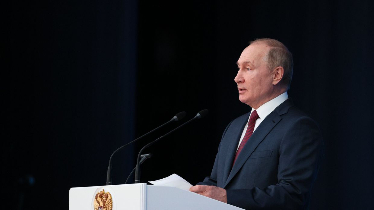 Президент РФ В. Путин принял участие в торжественном заседании, посвящённом 300-летию прокуратуры