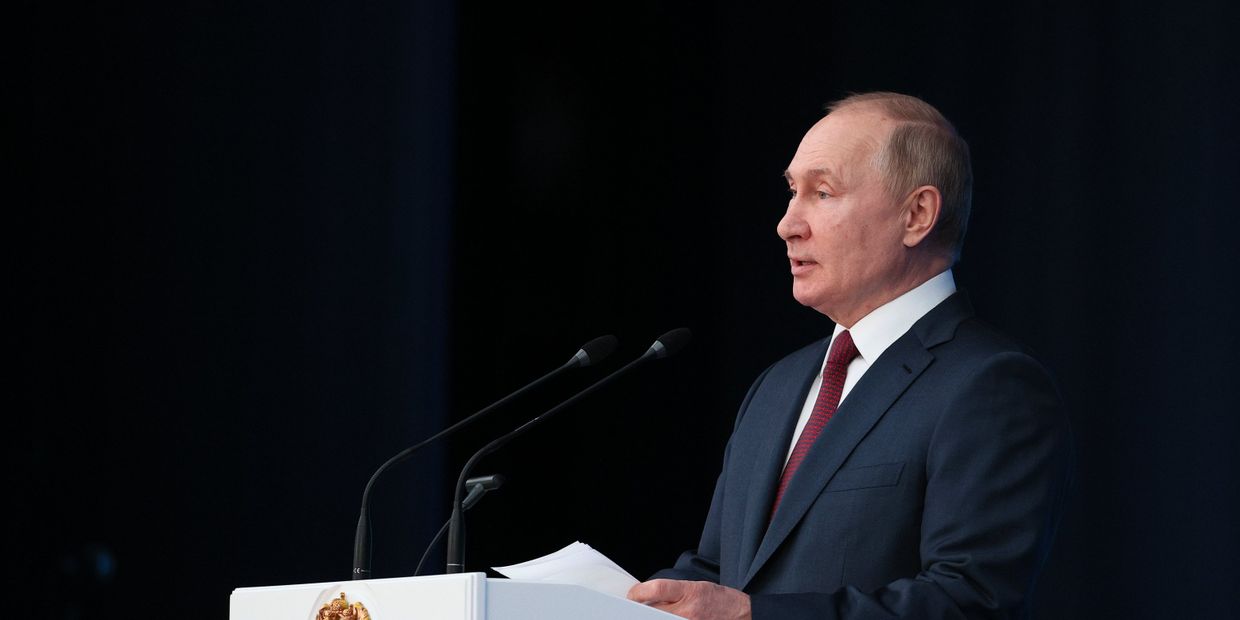 Президент РФ В. Путин принял участие в торжественном заседании, посвящённом 300-летию прокуратуры